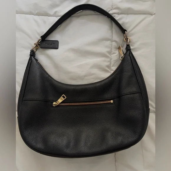 Coach Harley black pebble leather hobo bag - Picture 2 of 6